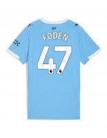 Manchester City Phil Foden #47 Domácí Dres pro Dámské 2025-26 Krátký Rukáv